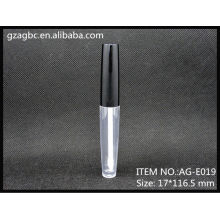 Transparent&Empty Plastic Round Lip Gloss Tube AG-E019, AGPM Cosmetic Packaging , Custom Colors/Logo